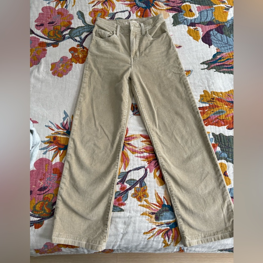 Levi’s Ribcage Corduroy Tan Women's Jeans